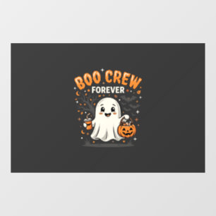 Boo Crew Forever Halloween Ghost Design_1 Window Cling