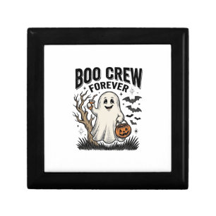 Boo Crew Forever Vintage Ghost Halloween Shirt Des Gift Box