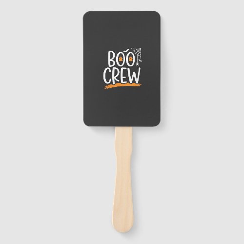 Boo Crew Halloween Ghost Design_1 Hand Fan
