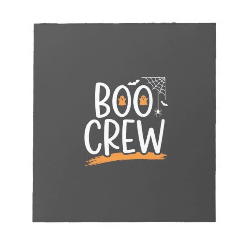 Boo Crew Halloween Ghost Design_1 Notepad