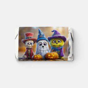 Boo Crew Halloween Ghost Skeleton Monster Hershey's Miniatures