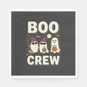 Boo Crew Halloween Ghosts Vector Design_1 Napkins