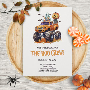 Boo Crew Halloween Party Invitation