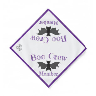 Boo Crew Member Dog Bandana