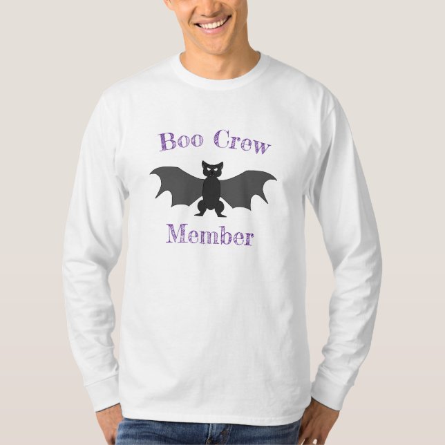 Boo Crew Memebr Men's Long Sleeve T-Shirt (Front)