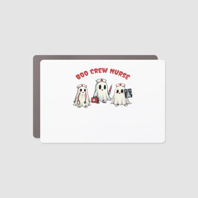 BOO CREW NURSE Essential T-Shirt Car Magnet (Front)