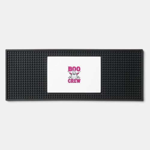 Boo Crew Nurse Ghost Halloween Bar Mat