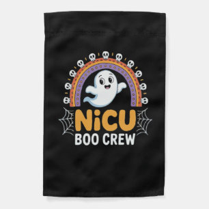 Boo Crew Nurse Halloween for Nurses Ghost Essentia Garden Flag