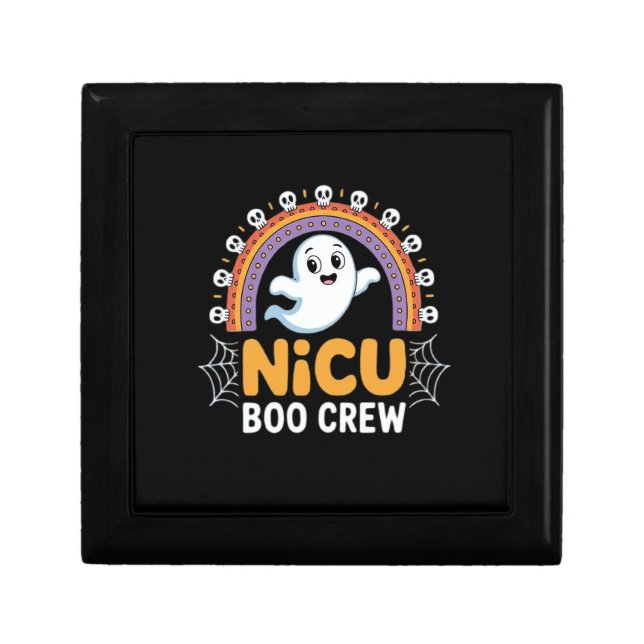 Boo Crew Nurse Halloween for Nurses Ghost Essentia Gift Box (Front)