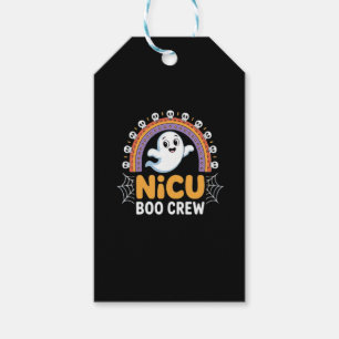 Boo Crew Nurse Halloween for Nurses Ghost Essentia Gift Tags