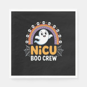 Boo Crew Nurse Halloween for Nurses Ghost Essentia Napkins