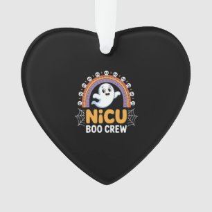 Boo Crew Nurse Halloween for Nurses Ghost Essentia Ornament