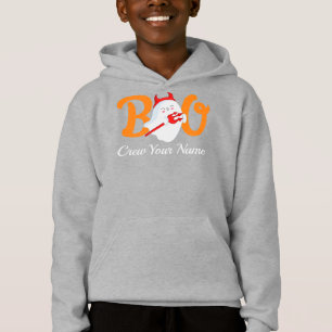 Boo Crew Orange Halloween Family Matching Hoodie