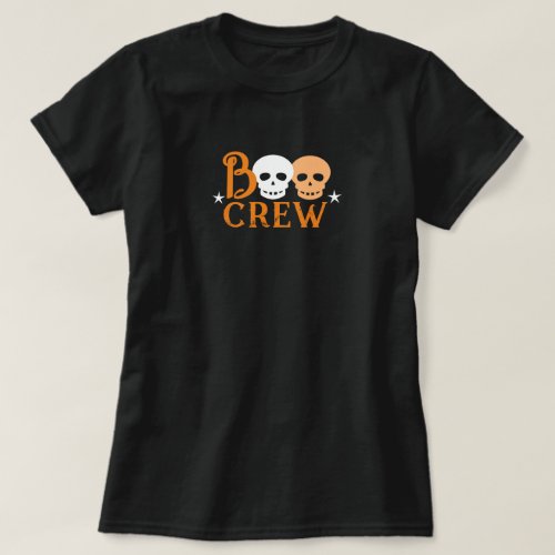 Boo Crew Scary Skull T_Shirt