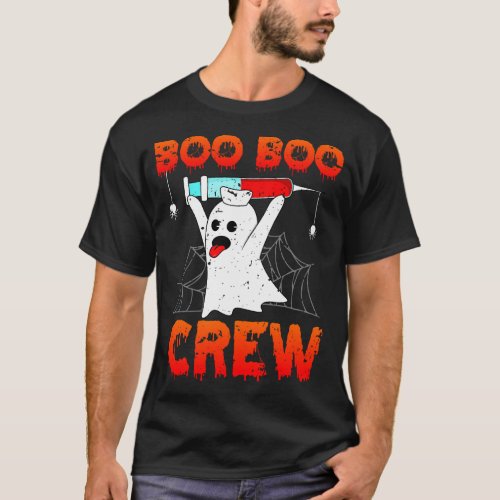 Boo Crew Shirt Ghost Funny Halloween Costume Nurse