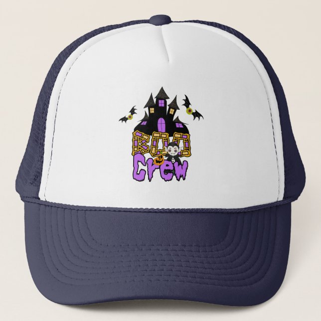 Boo crew trucker hat (Front)