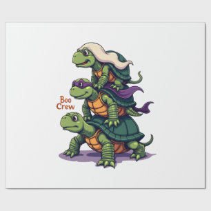 Boo Crew Turtle Wrapping Paper
