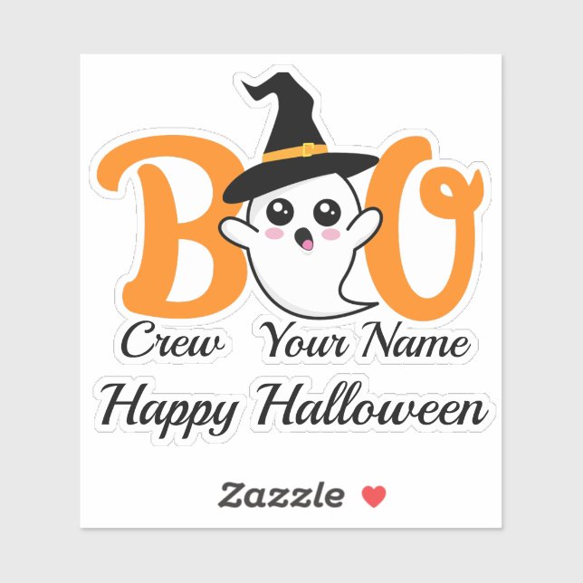 Boo Crew Witch Halloween family matching Sticker (Sheet)