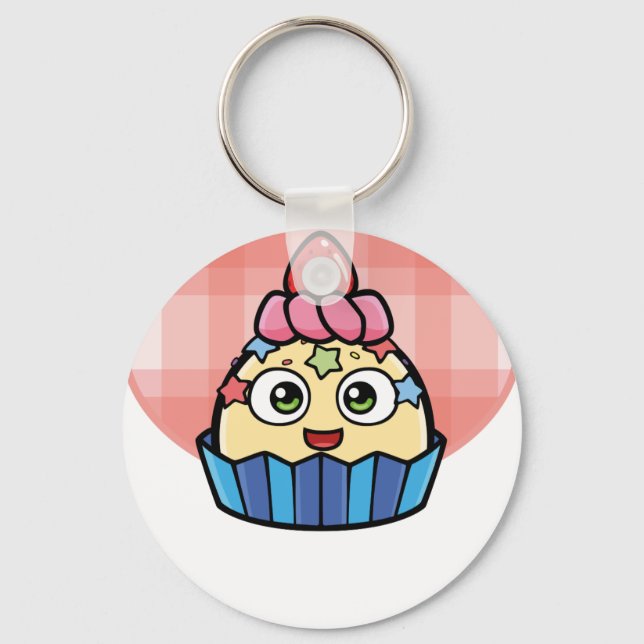 Boo Cupcake Products Keychain (Front)