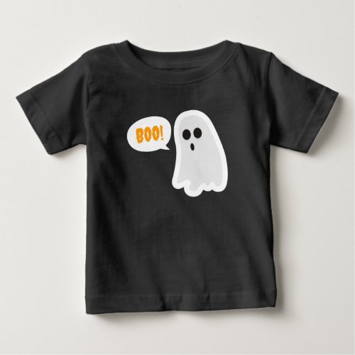 BOO Cute Ghost Halloween T_Shirt