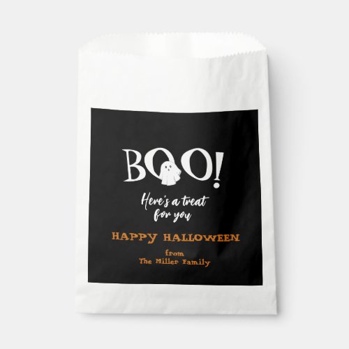 BOO Cute ghost Halloween treat Favor bags