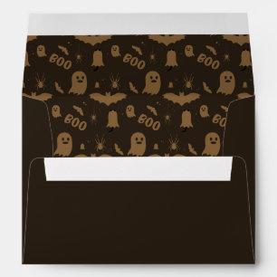Boo Cute Halloween Pattern Envelope