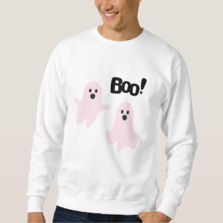Boo Cute Halloween Pink Ghosts Spooky Sweatshirt