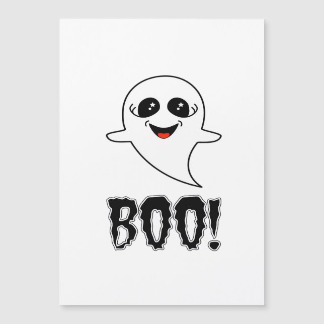 Boo! Cute Little Halloween By Lucas Retro Classic (Front)