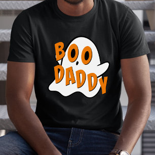 Boo Daddy Father Ghost Halloween White T-Shirt