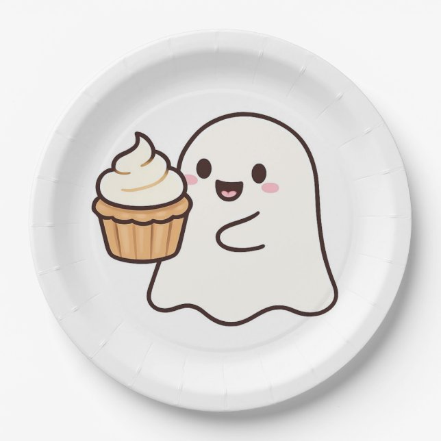 Boo day paper products paper plates (Front)