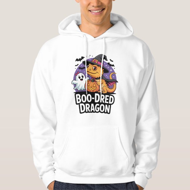 Boo-Dred Dragon Halloween Artwork Hoodie (Front)
