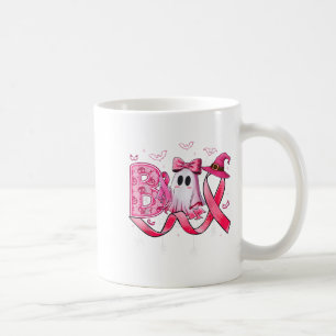 Boo E Away Breast Cancer Nk Ribbon Coffee Mug