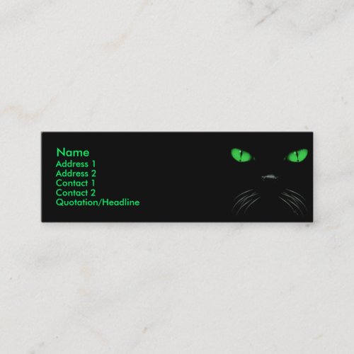 Boo - Emerald Profile Card Business Card Templates