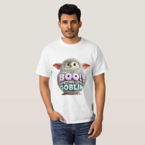 Boo Expecting Little Goblin Baby Announcement  T_Shirt