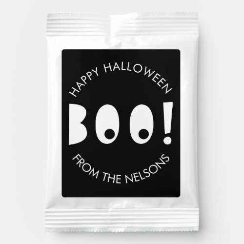 Boo Eyes Trick or Treat Custom Halloween Favor Hot Chocolate Drink Mix