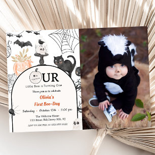 Boo First Birthday Our Little Boo Is Turning One  Invitation