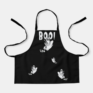 BOO! Friendly Ghosts Halloween Apron