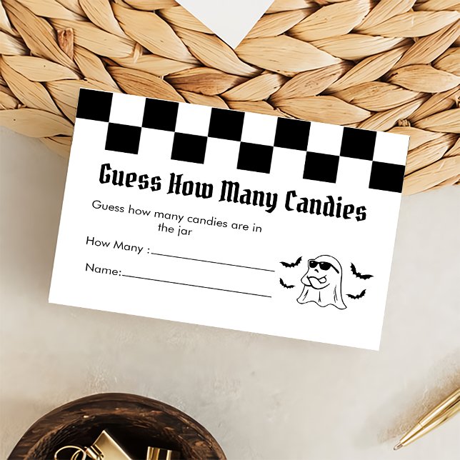 Boo Funny Halloween Party Enclosure Card (Creator Uploaded)