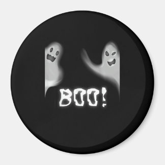 Boo! Funny Hiding Peekaboo Scary Halloween Magnet