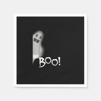 Boo! Funny Hiding Peekaboo Scary Halloween Napkins