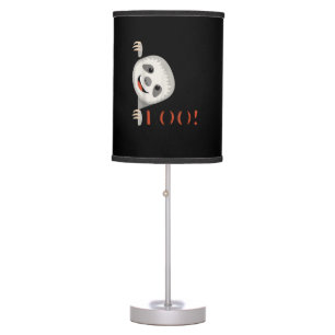Boo! Funny Hiding Peekaboo Scary Halloween Sloth Table Lamp