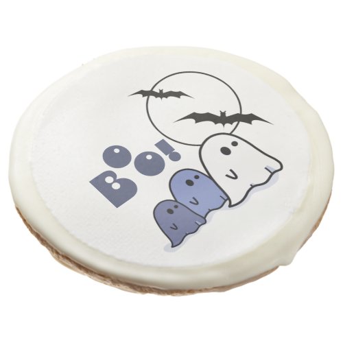 Boo Funny Little Ghosts Halloween Sugar Cookie