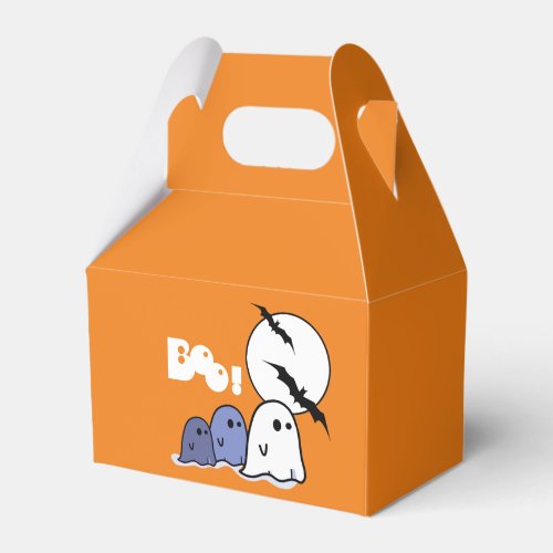 Boo Funny Little Ghosts Halloween Treat Boxes