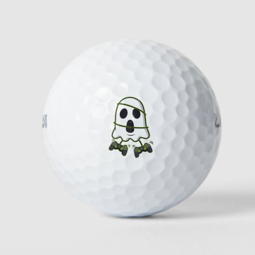 Boo Gamer Funny Halloween Golf Balls