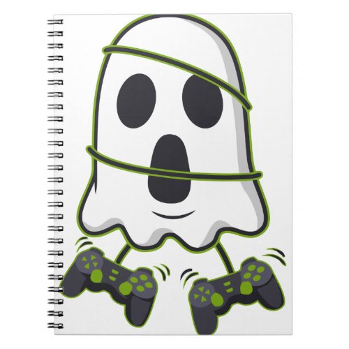 Boo Gamer Funny Halloween Notebook