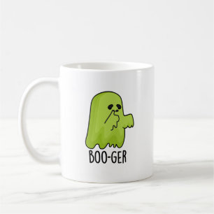 Boo-ger Funny Halloween Booger Ghost Pun Coffee Mug
