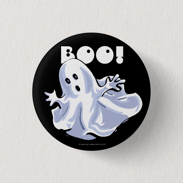 BOO! Ghost Button (Front)
