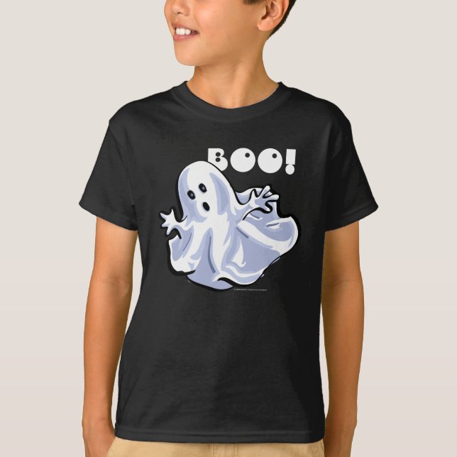 BOO! Ghost Dark T-Shirt (Front)