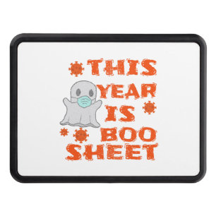 Boo Ghost Halloween Halloween Hitch Cover