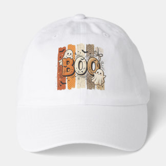 Boo Ghost Halloween Hoodie Hat